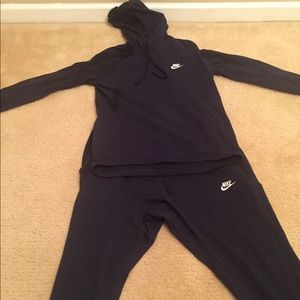 Nike jogging suit.